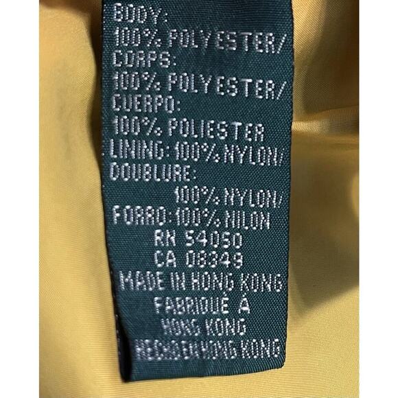 Vintage Lauren Ralph Lauren Windbreaker Jacket Mens Full Zip Blue Sz S Athletic - Picture 6 of 7